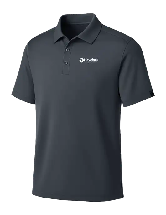 OGIO Dark Grey Framework Polo w/Havelock Logo