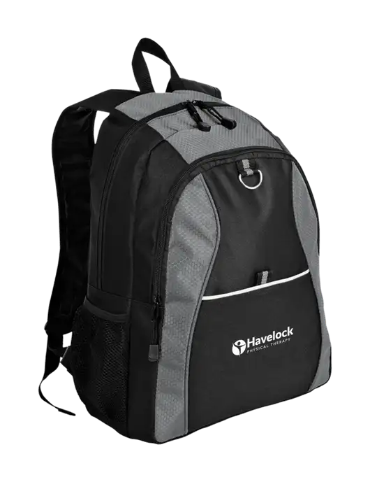 Honeycomb Grey/Black Backpack w/Havelock Logo