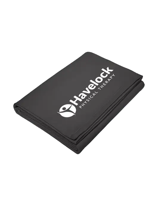 Core Charcoal Fleece Sweatshirt Blanket w/Havelock Logo