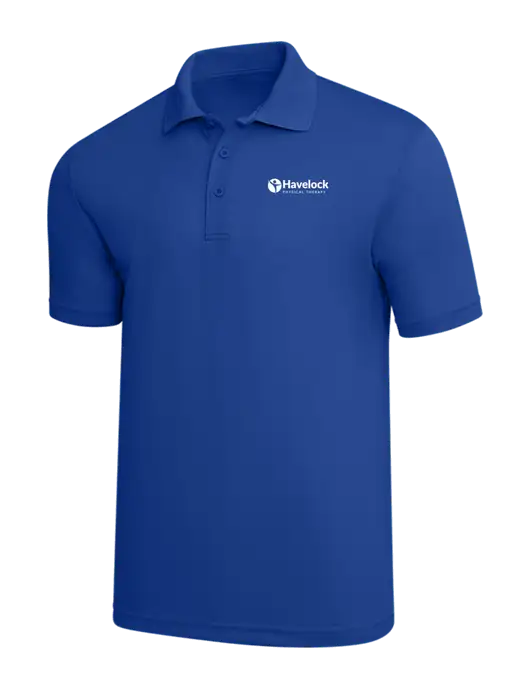 Dark Royal PosiCharge RacerMesh Polo w/Havelock Logo