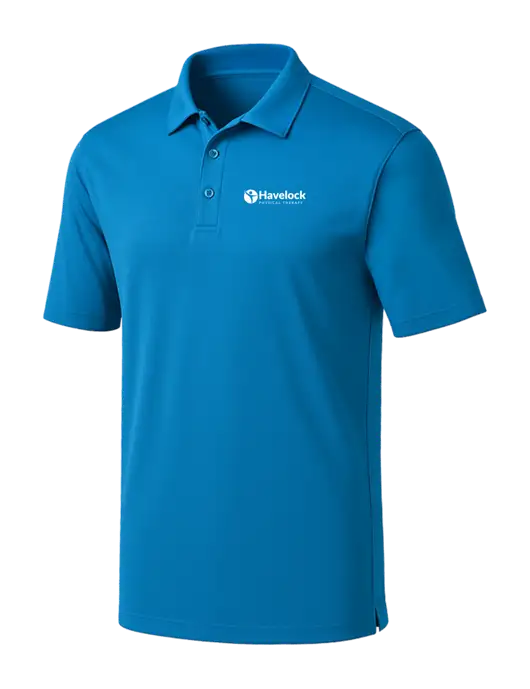 Royal Blue Silk Touch Performance Polo w/Havelock Logo