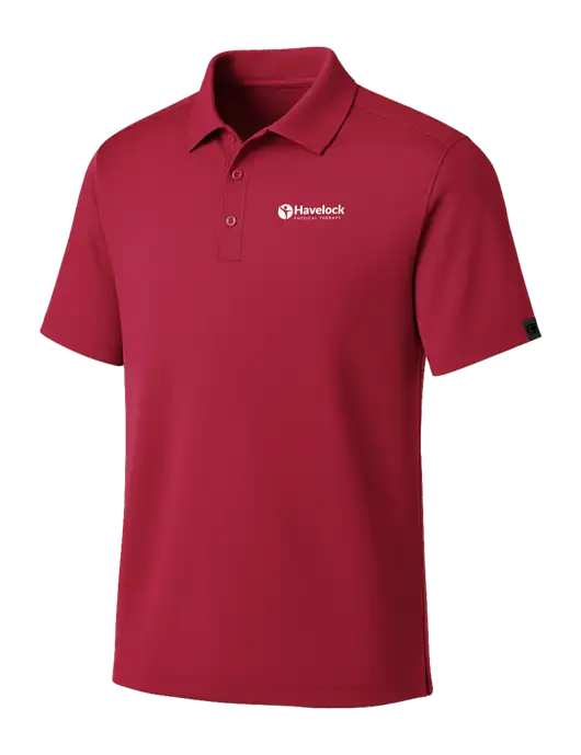 OGIO Red Framework Polo w/Havelock Logo