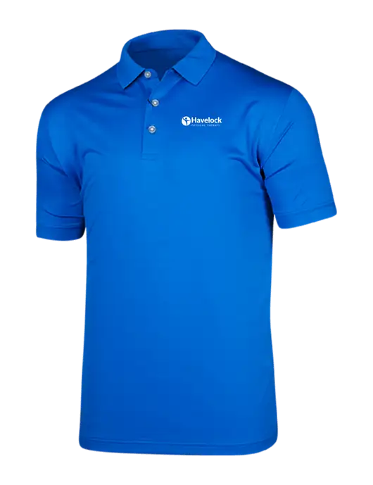 Callaway Vibrant Royal Blue Ventilated Polo w/Havelock Logo