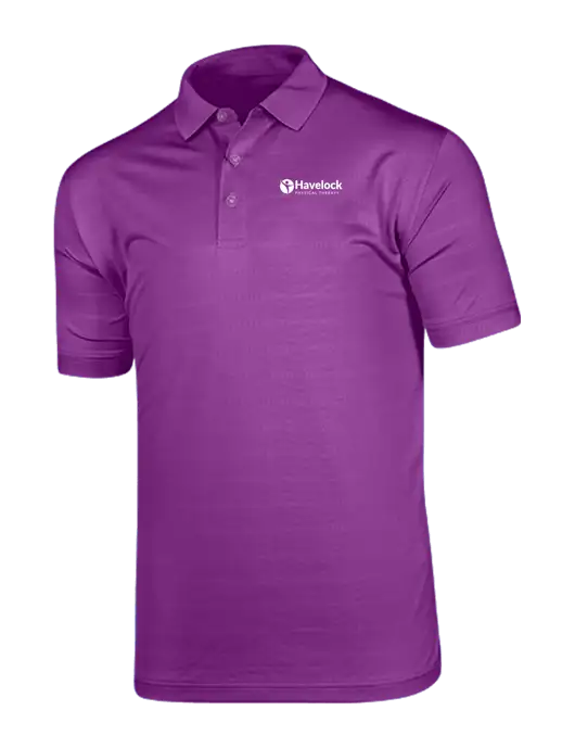 Callaway Vibrant Purple Ventilated Polo w/Havelock Logo