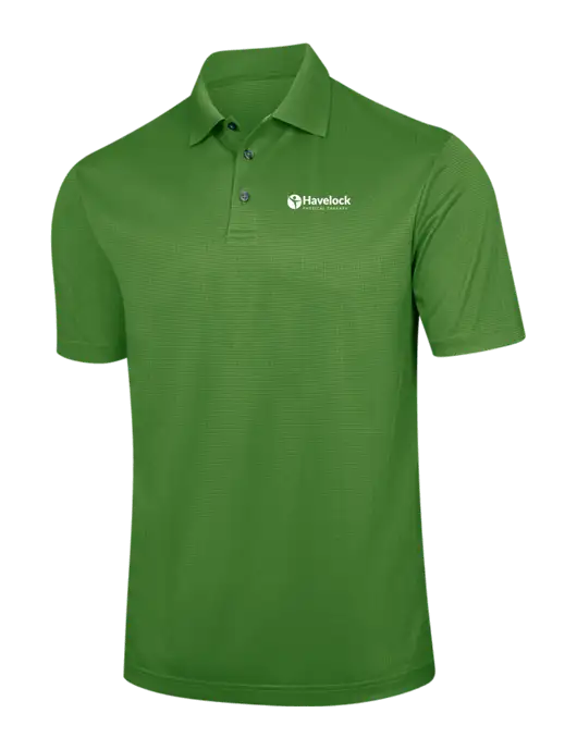 Kelly Green Performance Fine Jacquard Polo w/Havelock Logo