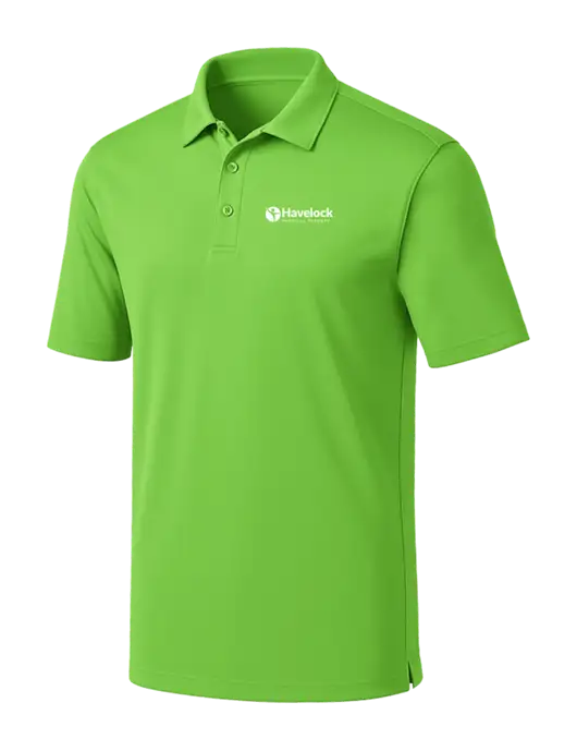 Light Kelly Green Silk Touch Performance Polo w/Havelock Logo
