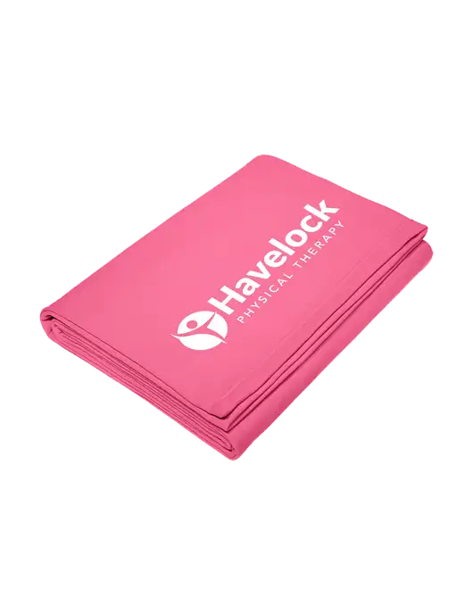 Core Fuschia Fleece Sweatshirt Blanket w/Havelock Logo