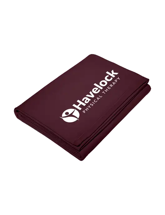 Core Maroon Fleece Sweatshirt Blanket w/Havelock Logo
