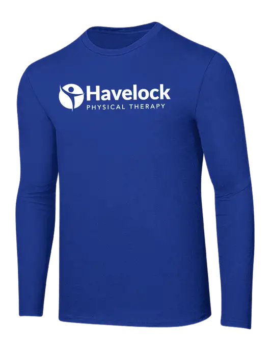 Ring Spun True Royal 4.5 oz Long Sleeve T-Shirt w/Havelock Logo