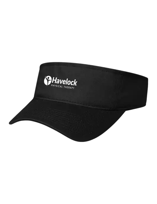 Black Cap Visor w/Havelock Logo
