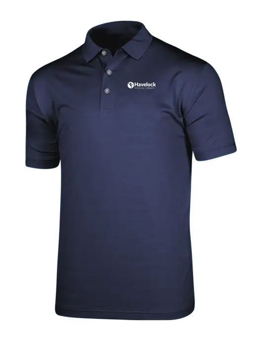 Callaway Vibrant Navy Ventilated Polo w/Havelock Logo