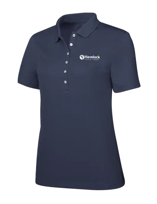 Callaway Womens Ottoman Navy Polo w/Havelock Logo