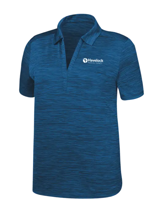 Callaway Womens Medium Slate Blue Broken Stripe w/Havelock Logo