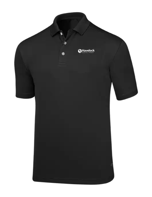 Callaway Core Black Performance Polo w/Havelock Logo