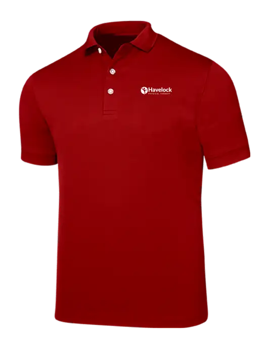 Callaway Ottoman Red Polo w/Havelock Logo