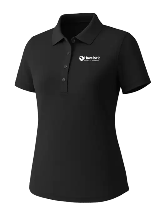 Callaway Womens Core Black Performance Polo w/Havelock Logo