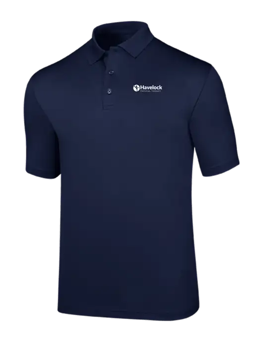 Callaway Opti-Dri Navy Chev Polo w/Havelock Logo