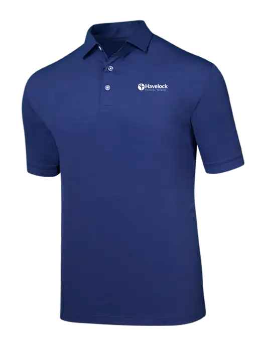 Callaway Navy Fashion Tonal Polo w/Havelock Logo