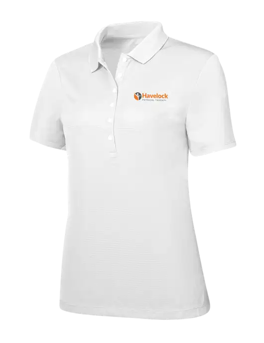Callaway Womens Ottoman Bright White Polo w/Havelock Logo