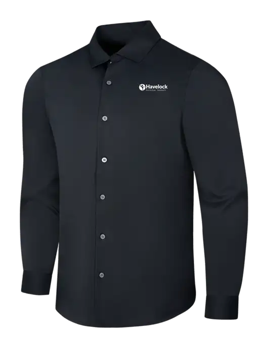 Black City Stretch Shirt w/Havelock Logo
