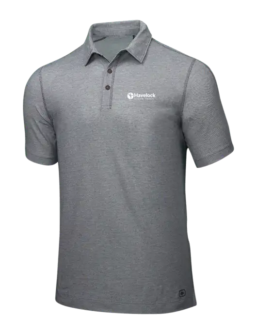 OGIO Medium Grey ONYX Polo w/Havelock Logo