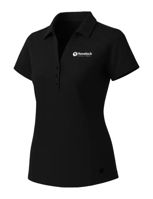OGIO Womens Blacktop ONYX Polo w/Havelock Logo