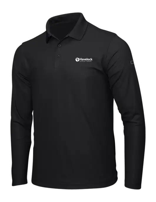OGIO Blacktop Caliber 2.0 Long Sleeve Polo w/Havelock Logo