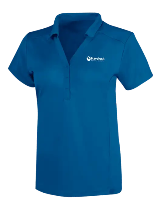 OGIO Royal Blue Womens Framework Polo w/Havelock Logo