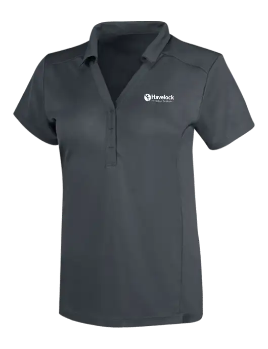 OGIO Dark Grey Womens Framework Polo w/Havelock Logo
