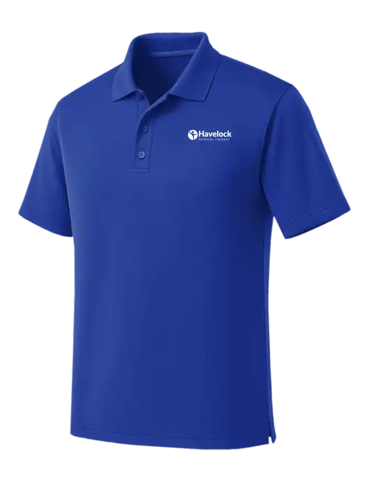 Dark Royal Dry Zone UV Micro Mesh Polo w/Havelock Logo