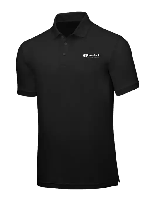 Black Core Classic Pique w/Havelock Logo