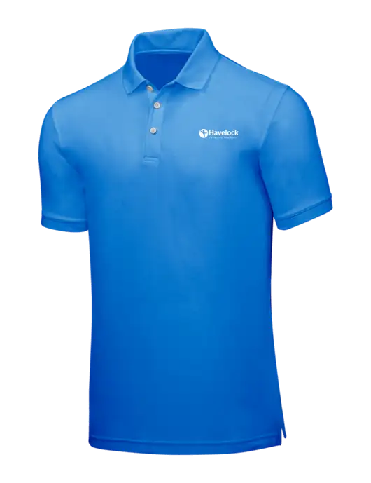 Light Royal Blue Core Classic Pique w/Havelock Logo