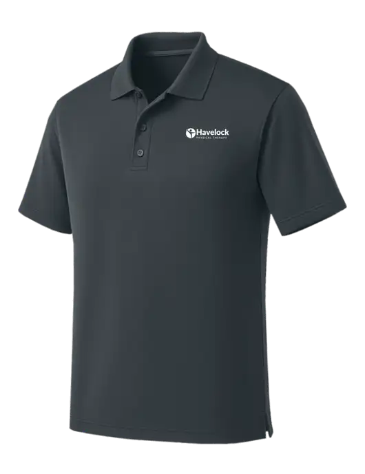 Dark Grey Dry Zone UV Micro Mesh Polo w/Havelock Logo