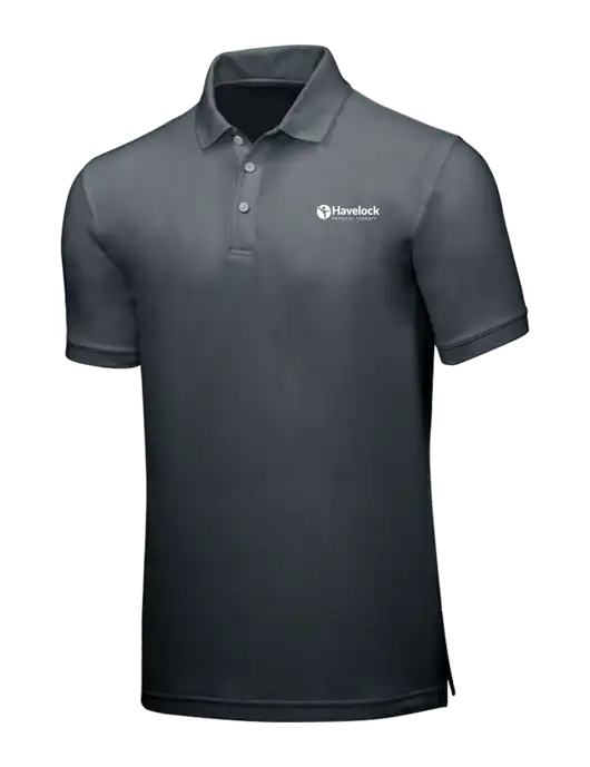 Dark Grey Core Classic Pique w/Havelock Logo