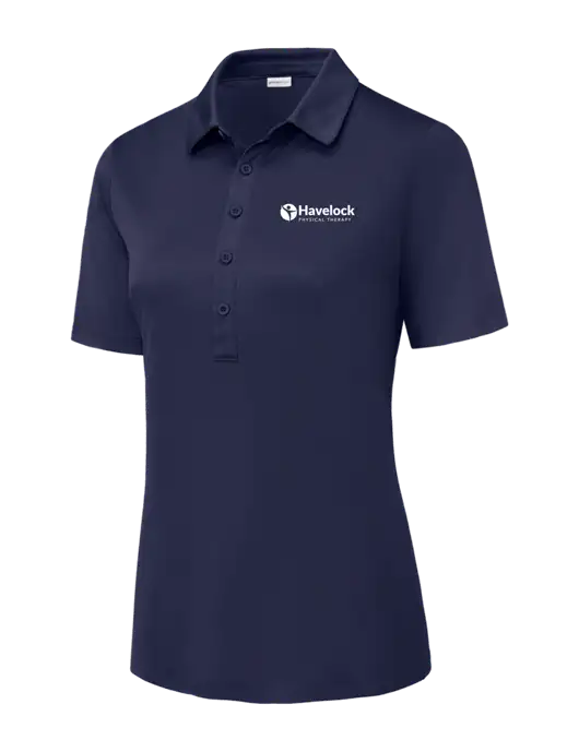 True Navy Womens Posi-UV Pro Polo w/Havelock Logo