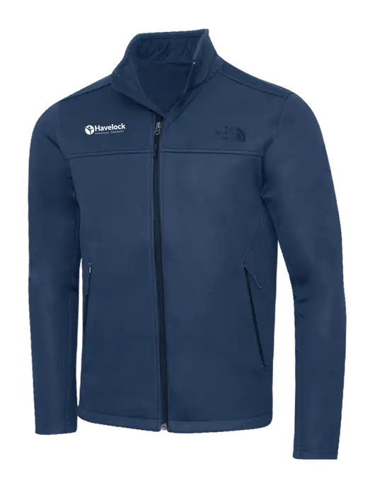 North Face Dark Navy Ridgewall Soft Shell Jacket w/Havelock Logo