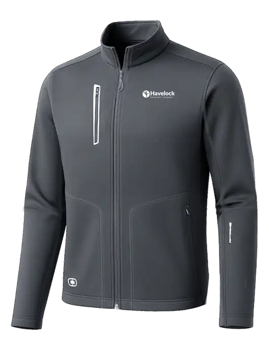 OGIO Dark Grey Endurance Fulcrum Full-Zip w/Havelock Logo