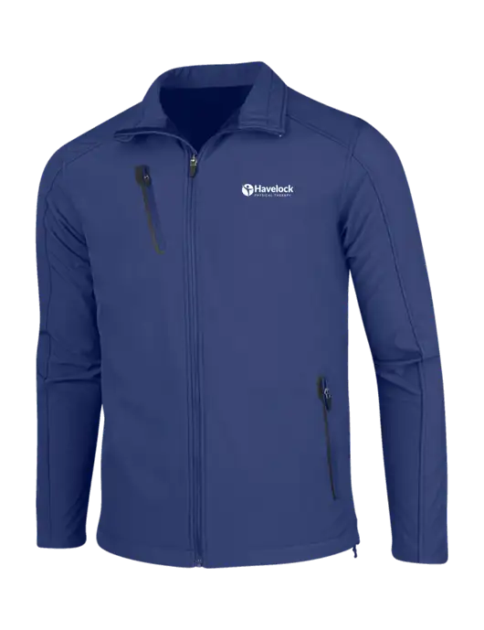 Dark Royal Welded Softshell Jacket w/Havelock Logo