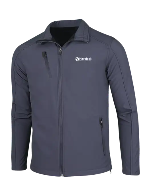 Dark Grey Welded Softshell Jacket w/Havelock Logo