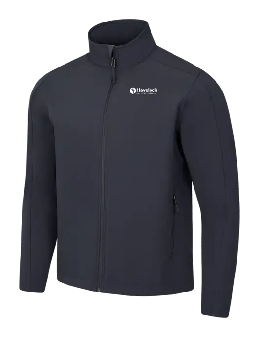 Charcoal Grey Core Soft Shell Jacket w/Havelock Logo