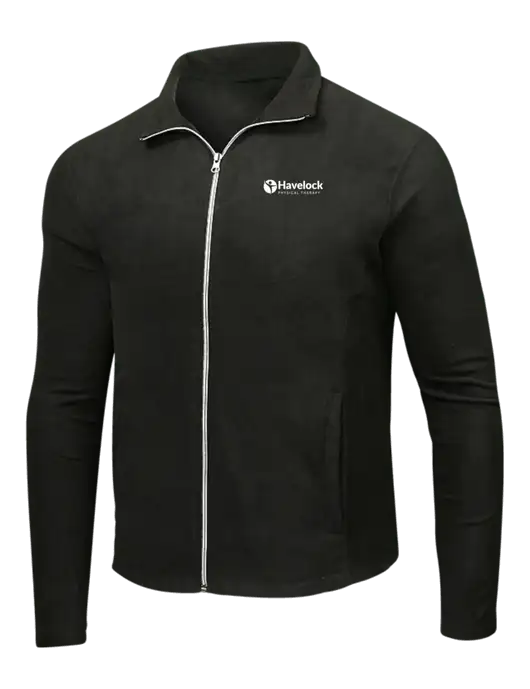 Black Microfleece Jacket w/Havelock Logo