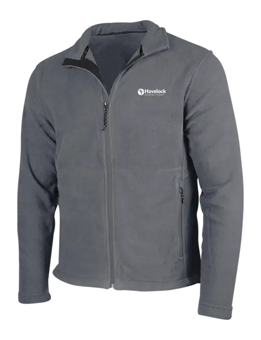 Medium Grey Fleece Jacket w/Havelock Logo