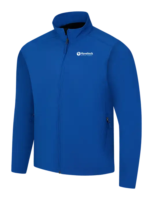 Dark Royal Core Soft Shell Jacket w/Havelock Logo