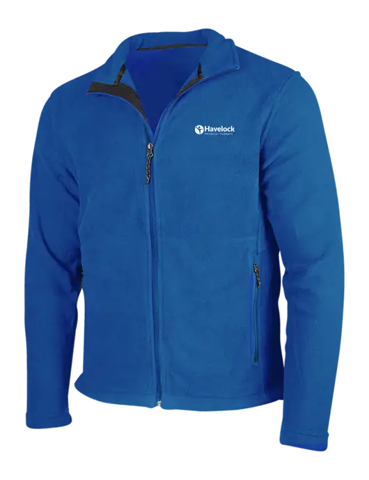 Dark Royal Fleece Jacket w/Havelock Logo