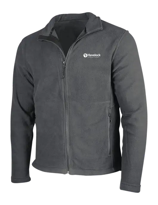 Dark Grey Fleece Jacket w/Havelock Logo