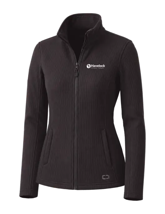 OGIO Blacktop Womens Grit Fleece Jacket w/Havelock Logo