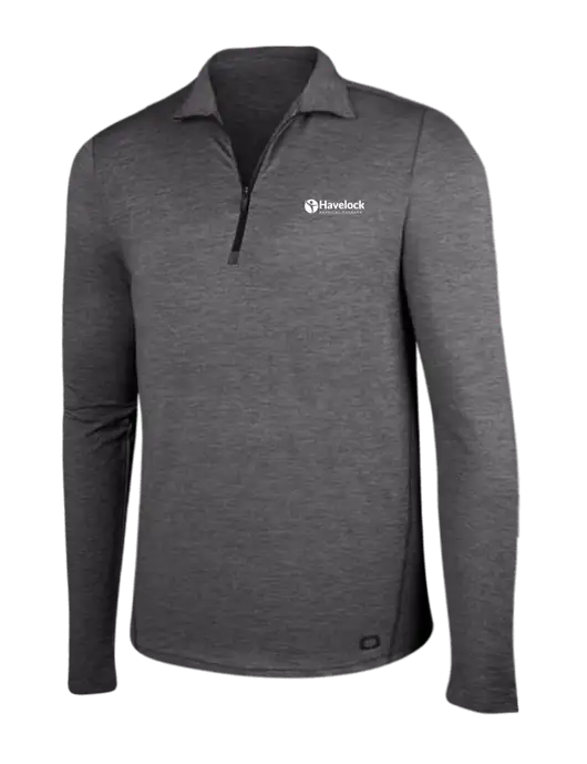 OGIO Gear Grey Heather Endurance Force 1/4 Zip w/Havelock Logo