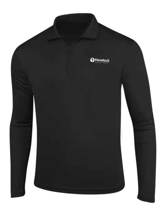Black PosiCharge Competitor 1/4 Zip Pullover w/Havelock Logo