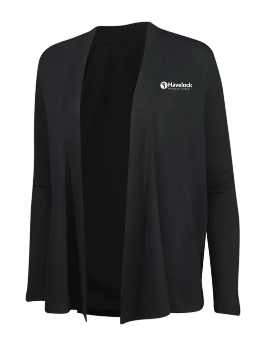 Black Womens Concept Cardigan w/Havelock Logo