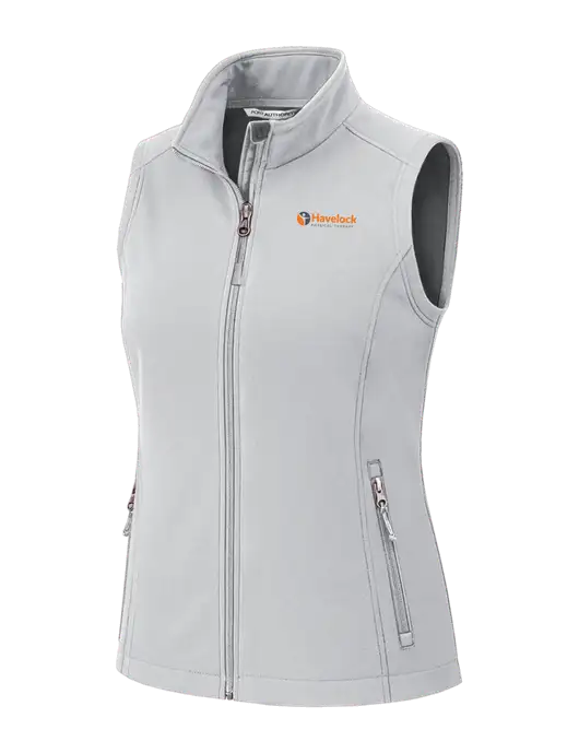 Marshmellow Womens Core Soft Shell Vest w/Havelock Logo